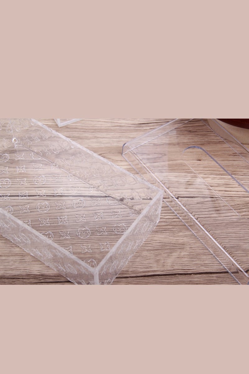 طقم علبة مناديل مع سلة مهملات بتصميم جذاب من قطعتين - Image 3