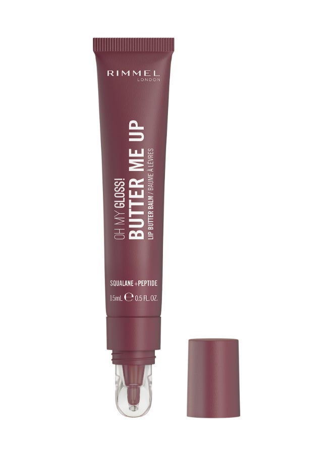 RIMMEL LONDON Oh My Gloss Butter Me Up Lip Butter Balm - 003 - Mellow Mocha, 15ml  - Image 1