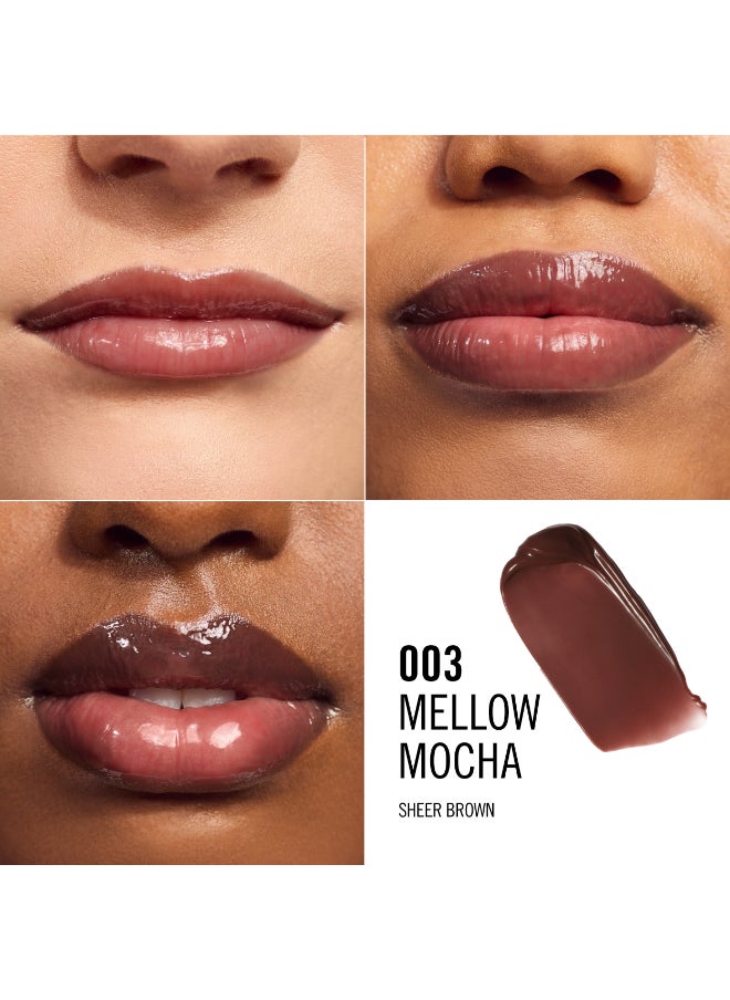 RIMMEL LONDON - Oh My Gloss Butter Me Up Lip Butter Balm - 003 - Mellow Mocha, 15ml - Image 1