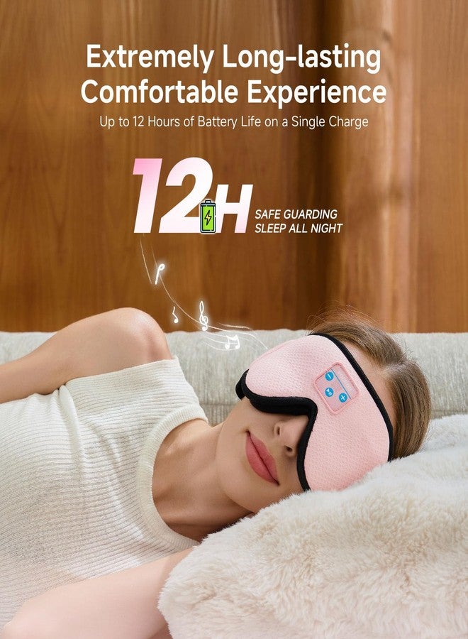 Voerou Sleep Headphones 3D Sleep Mask with Bluetooth 5.4 Headphones, Eye Maks for Sleep with Soft Breathable Fabric & HD Stereo Speakers, Cool Tech Gadgets Christmas Gift for Men Women Teen Boys Dad - Image 5