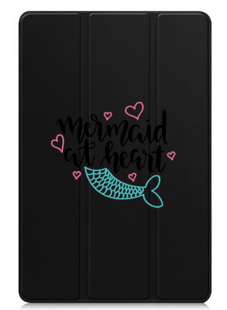 Theodor Protective Flip Case For Apple iPad mini 7th Generation (A17 Pro 2024 / Mini 6 2021 6th Generation) With Trifold Stand Auto Wake Sleep Shockproof Cover Mermaid at heart - Image 1