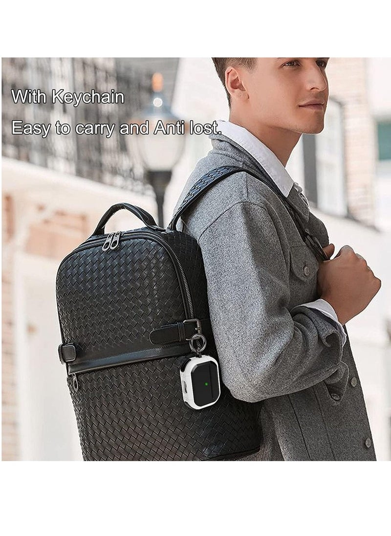 ELTRAZONE AirPods 3 Case Cover with Keychain Upgraded Armor Shockproof Hard-Shell Protective TPU Compatible for Apple Airpods 3rd Generation Case for Women Men Girls Boys (Front LED Visible) - Image 5