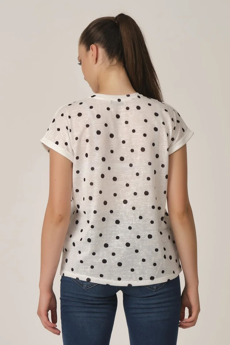Alexander Gardi Polka Dot Basic T-Shirt (GEORGE19-045)