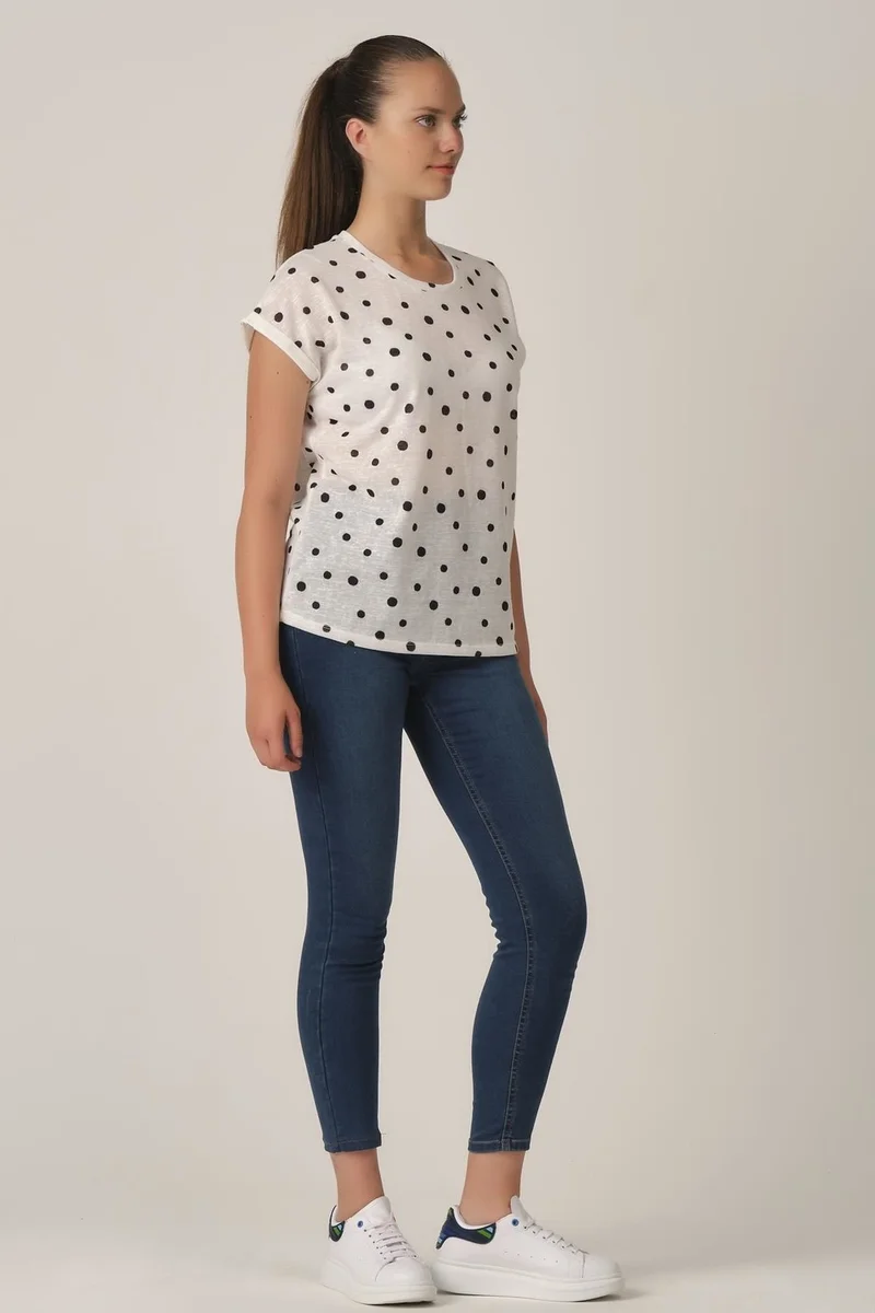 Alexander Gardi Polka Dot Basic T-Shirt (GEORGE19-045)