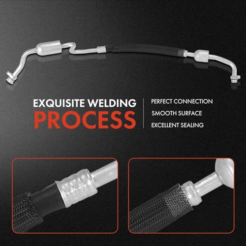 A-Premium مجموعة خرطوم سحب مكيف A-Premium متوافقة مع نيسان ألتيما 2015 2016 2017 2018، 3.5L، من الضاغط إلى المبخر - Image 5