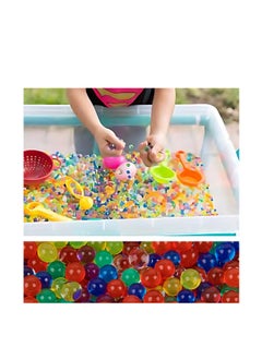 Made2Motivate Water Ball Beads Set Soft Jelly Water Gel Beads for Ammo Replacement Water Beads for Kids Non Toxic Eco Friendly Sensory Toys for Home Decor Rainbow Mix  - Image 1