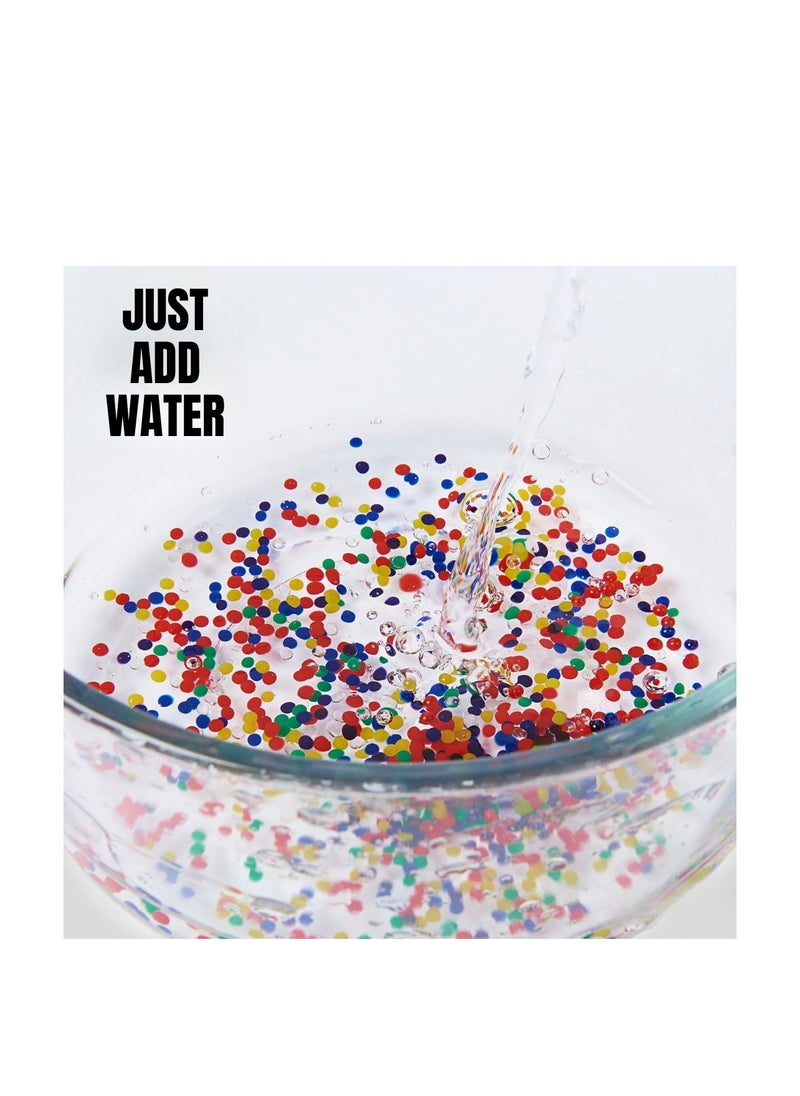 Made2Motivate - Water Ball Beads Set Soft Jelly Water Gel Beads for Ammo Replacement Water Beads for Kids Non Toxic Eco Friendly Sensory Toys for Home Decor Rainbow Mix - Image 1
