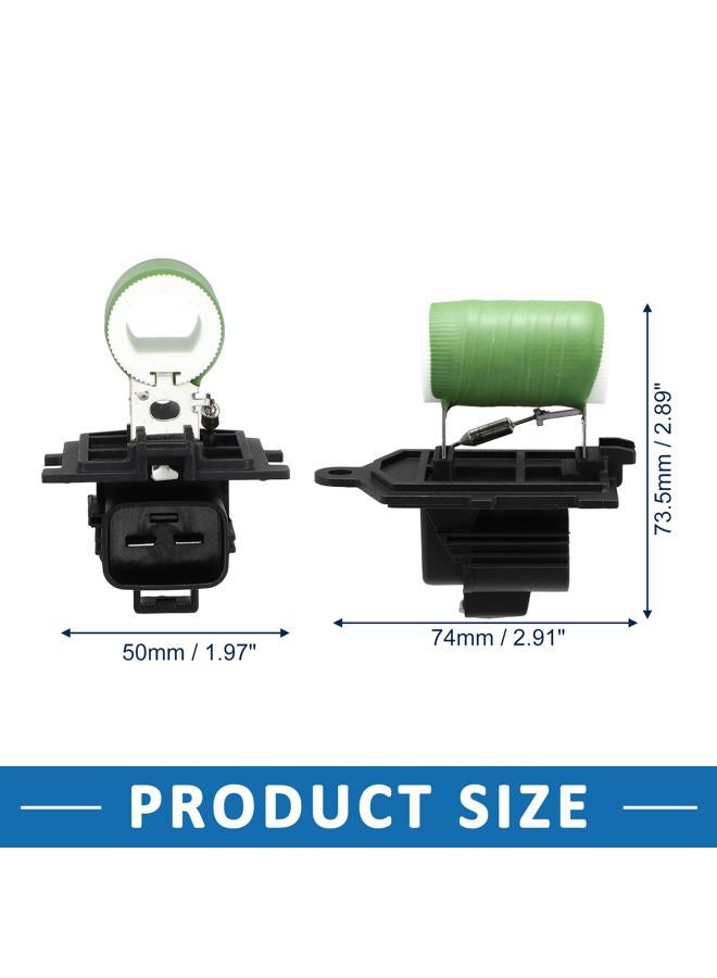 A ABSOPRO Front Right Engine Cooling Fan Resistor Motor Relay 68054677AA for Dodge Journey 2009-2018 Plastic Black Green - Image 3