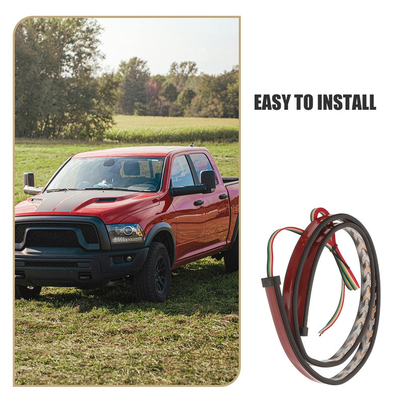 Truck Running Light Turn Signal Light Warning Light Pickup Running Light Strip 12V-24V - Image 3