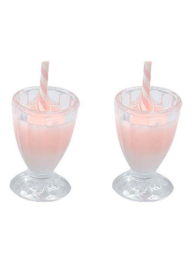 طقم أكواب شرب صغيرة مكون من قطعتين