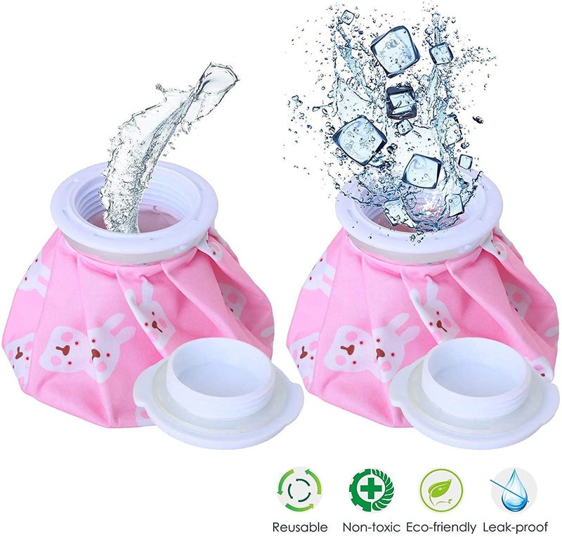 TAGPR 2 PCS hot water bag for pain relief hot bag for pain relief ice pack heating pad heat pad hot pack ice bag for knee neck back muscle pain relief (Pack of 2 | Hot/cold pack 9 inch) - Image 5
