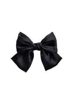 MXXGMYJ Big Hair Bows For Women Girls Hair Clips For Styling Bowknot French Barettes And Hair Clips For Women Girls Hair Bow Clips Accessories For Women Black  - Image 2