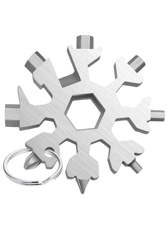 18-in-1 Multifunctional Wrench and Screwdriver -  Made of Stainless Steel - For Home and Travel / Model SPS10 - Image 1