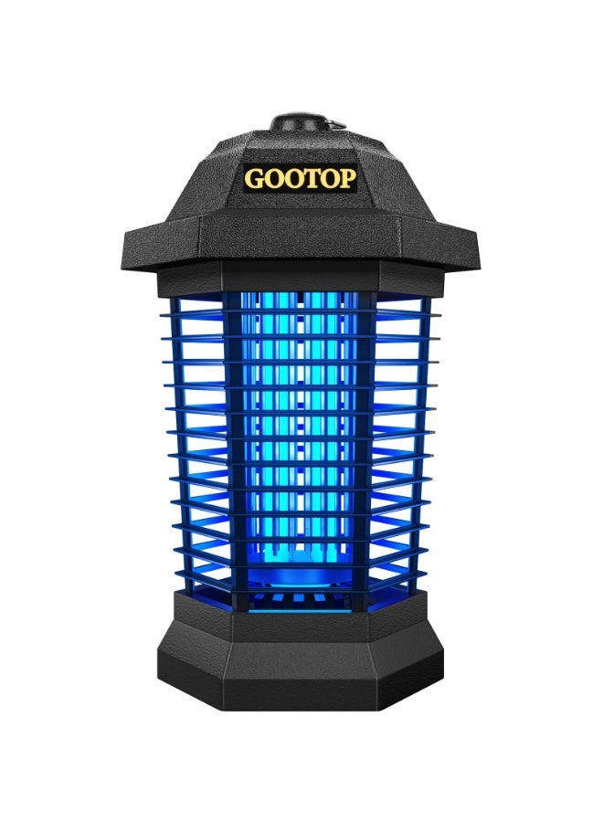 GOOTOP Electric Bug Zapper, 4200V Mosquito & Fly Killer for Indoor Outdoor, Black - Image 1
