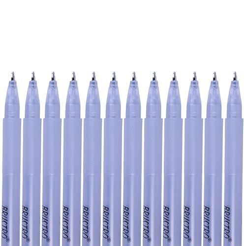 BRUSTRO Silver Gel Pen|Pack of 12-1mm Metal Tip,Opaque and Viscous Ink|Ideal For Drawing,Writing,Highlighting,Doodling,Scrapbooking,Mandala Art,Illustration,Fine Art Students and Professionals - Image 4