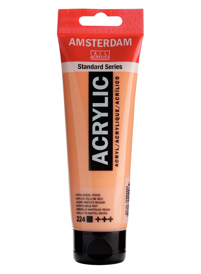 Amsterdam Standard Series Acrylic Tube 120ml Naples Yellow Red 224 (17092242) - Image 1