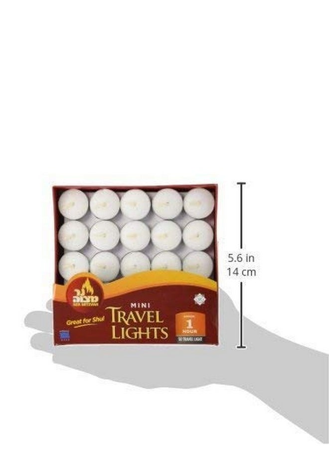 Ner Mitzvah Ner Mitzvah Mini Tealight Candles 50pk.  - Image 2