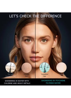 Psychone Shower Filter - Handheld Shower Head - High Pressure 5 Spray Mode with Up to15 Stage Water Softener Filter for Hard Water-Removes Chlorine & Harmful Pollutants-Prevent Hair Loss & Moisturize Skin  - Image 3