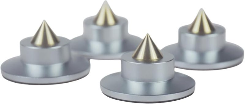 Black Shockproof Isolation Feet Stand Pad Kit for Subwoofer Amplifier CD Player - Image 5