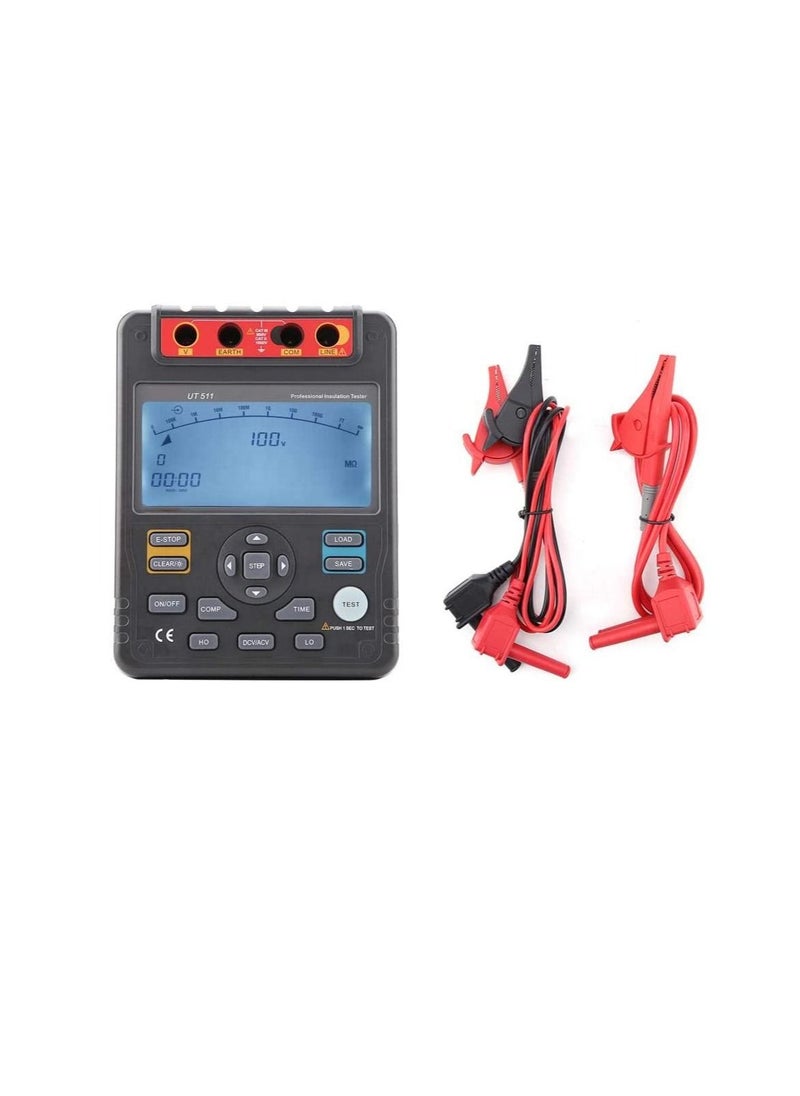 Generic - Insulation Resistance Tester, UT511 Auto Range Digital Insulation Resistance Tester Megohmmeter Voltmeter - Image 1
