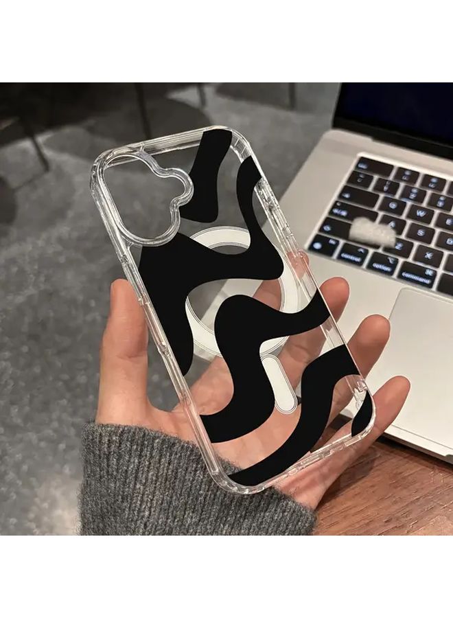 Transparent Magnetic Phone Case For IPhone 14 Wireless Charging Compatible Drop Resistant - Image 1