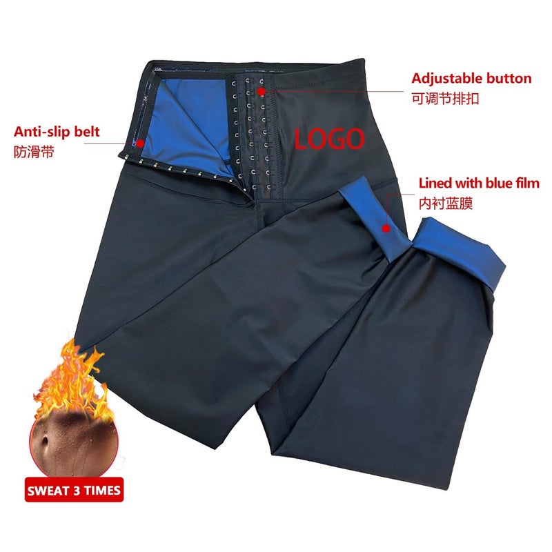 2021 free size Sports Women''s moisture wicking black high waist breasted sweat pants sports fitness sweat pants in stock - Image 2