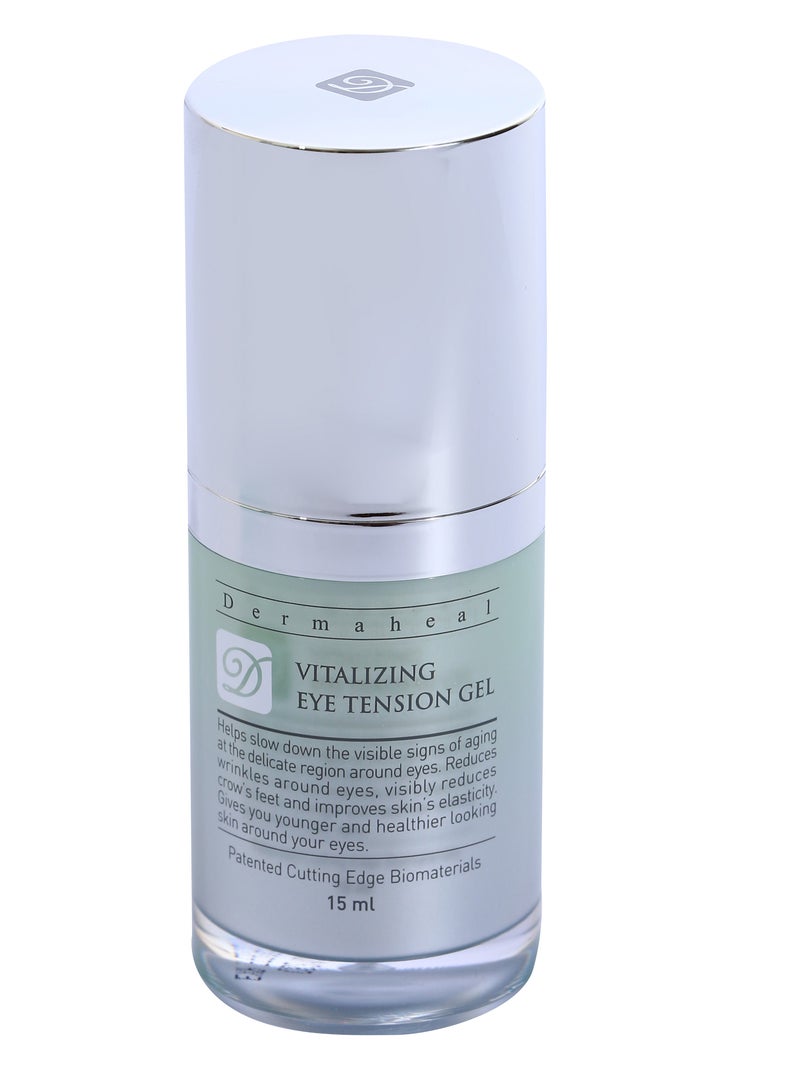 Dermaheal Vitalizing Eye Tension Gel – Anti-Aging, Reduces Dark Circles & Puffiness | Hydrating, Firming Eye Gel with Peptides & Hyaluronic Acid for Youthful, Radiant Eyes | 15ml - Image 3