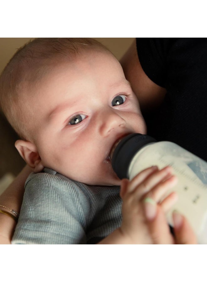 BIBS عبوة زجاجات BIBS 2. مضادة للمغص. إضافية لزجاجات BIBS للأطفال. دائري - مطاط طبيعي، تدفق سريع - Image 5