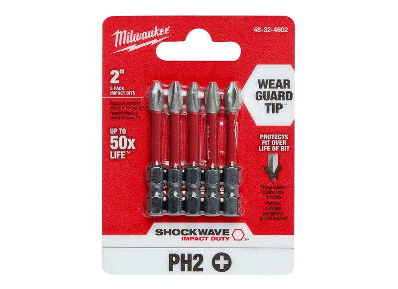 Milwaukee 48-32-4602 Phillips Power Bits 5 Pack - Image 3