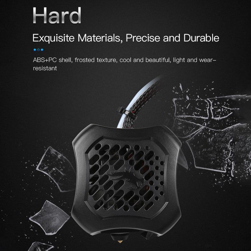 مجموعة المضاغط المُتركيبة بالكامل لـ Ender 3 V2 مع الجوارح السيليكونية وأنبوب 0.4 مم، نظام تسخين وتبريد فعال، تقييم آلة الطباعة ثلاثية الأبعاد، متوافق مع طابعة الطباعة ثلاثية الأبعاد Ender-3 V2 - Image 3
