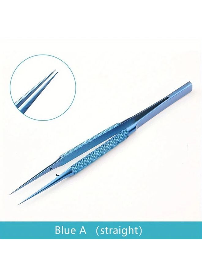 Straight Precision Titanium Alloy Tweezers Professional Repair Antimagnetic Electronics Forceps - Image 1