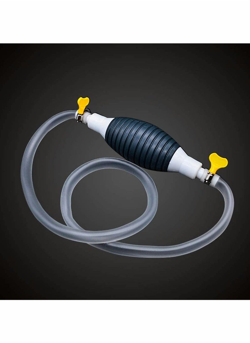 Excefore Car Fuel Transfer Pump, Portable Manual Car Fuel Transfer Pump, Gasoline Siphon Hose Siphon Hand Pump for Gasoline Oil Water, Transfer Siphon Pump  - Image 3