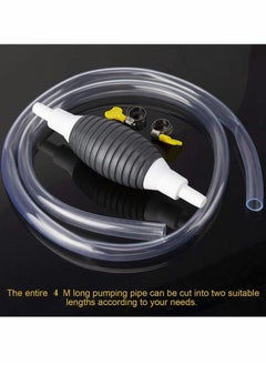 Excefore Car Fuel Transfer Pump, Portable Manual Car Fuel Transfer Pump, Gasoline Siphon Hose Siphon Hand Pump for Gasoline Oil Water, Transfer Siphon Pump  - Image 2