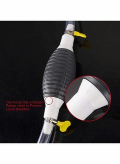 Excefore Car Fuel Transfer Pump, Portable Manual Car Fuel Transfer Pump, Gasoline Siphon Hose Siphon Hand Pump for Gasoline Oil Water, Transfer Siphon Pump  - Image 5