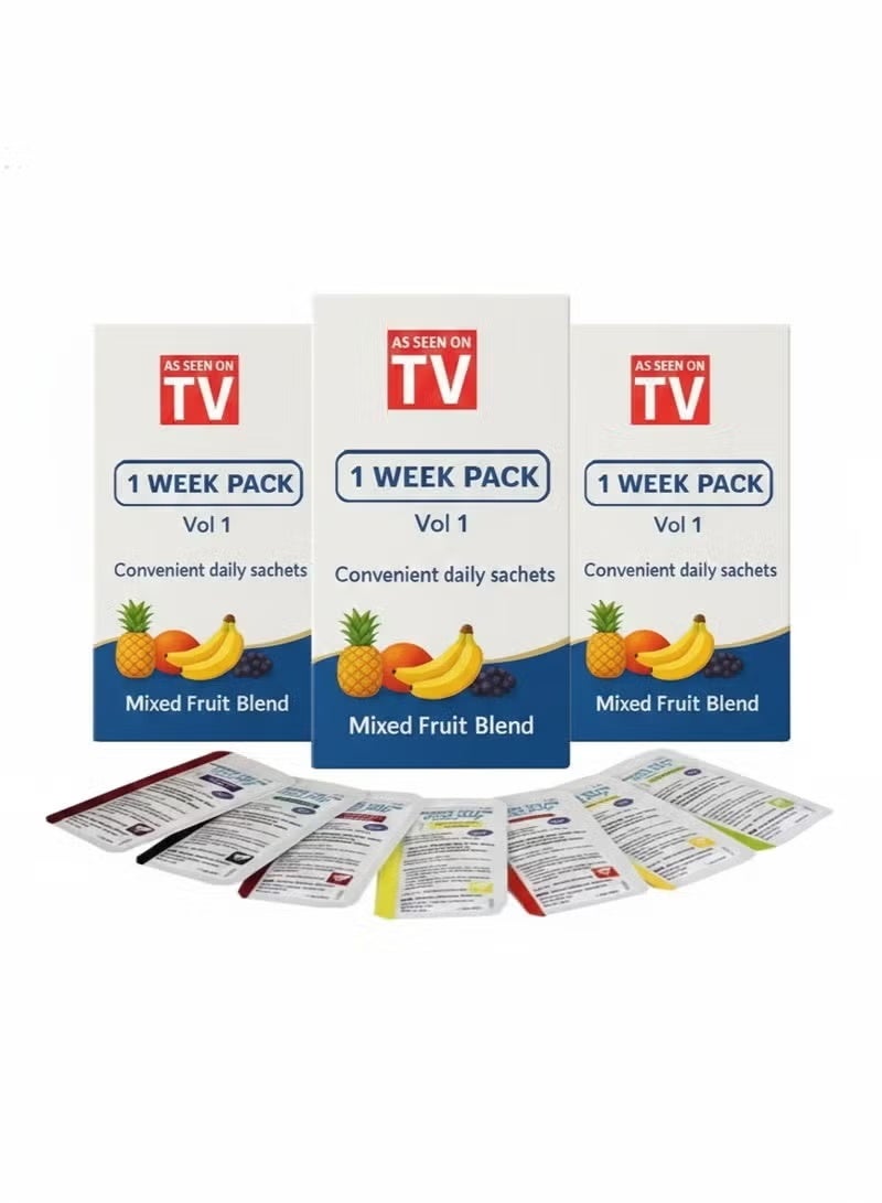 KAMA Original 100% Natural Oral Jelly — 3-box Easy Snap 21 Sachets Revitalizing