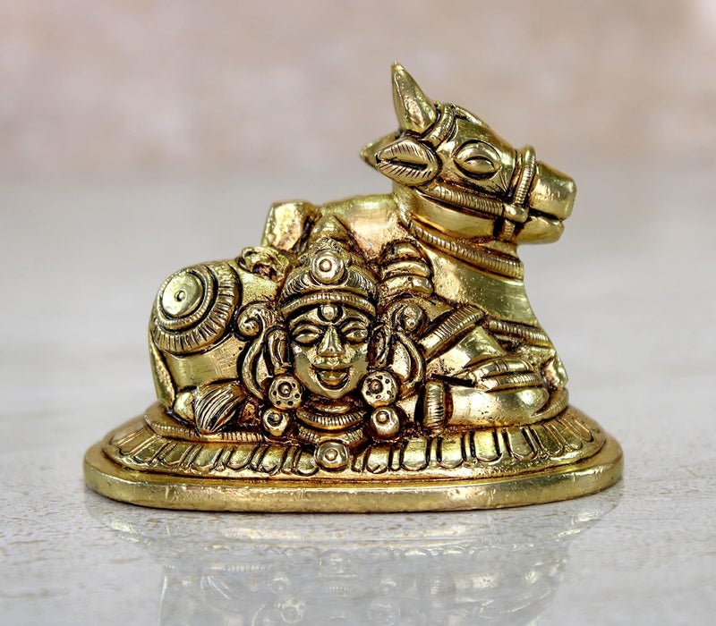 ESPLANADE Brass Nandi Statue Pooja Idols Home Decor Height 25 Inches - Image 2