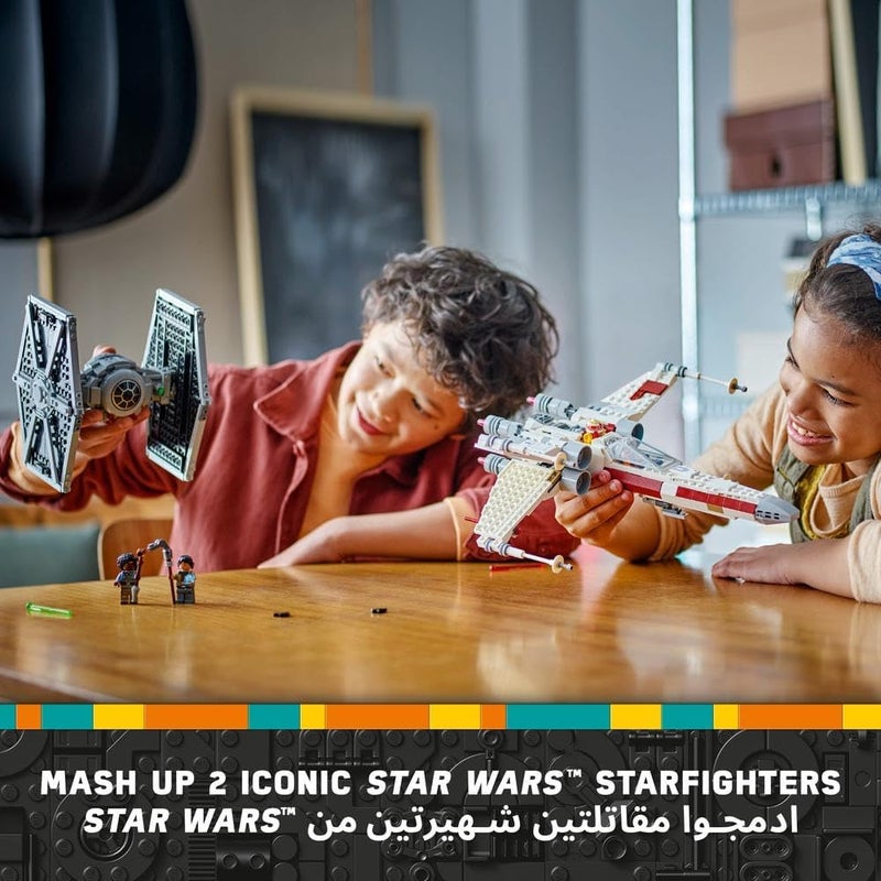 LEGO Star Wars TIE Fighter & X-Wing Mash-up Set with 4 Minifigures and Droid Figure 75393 - Image 5