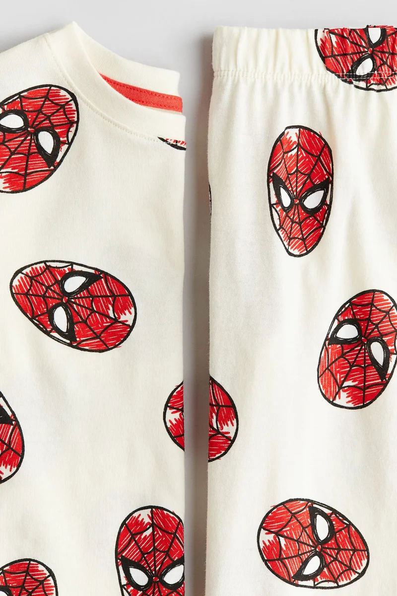 H&M Printed cotton jersey pyjamas