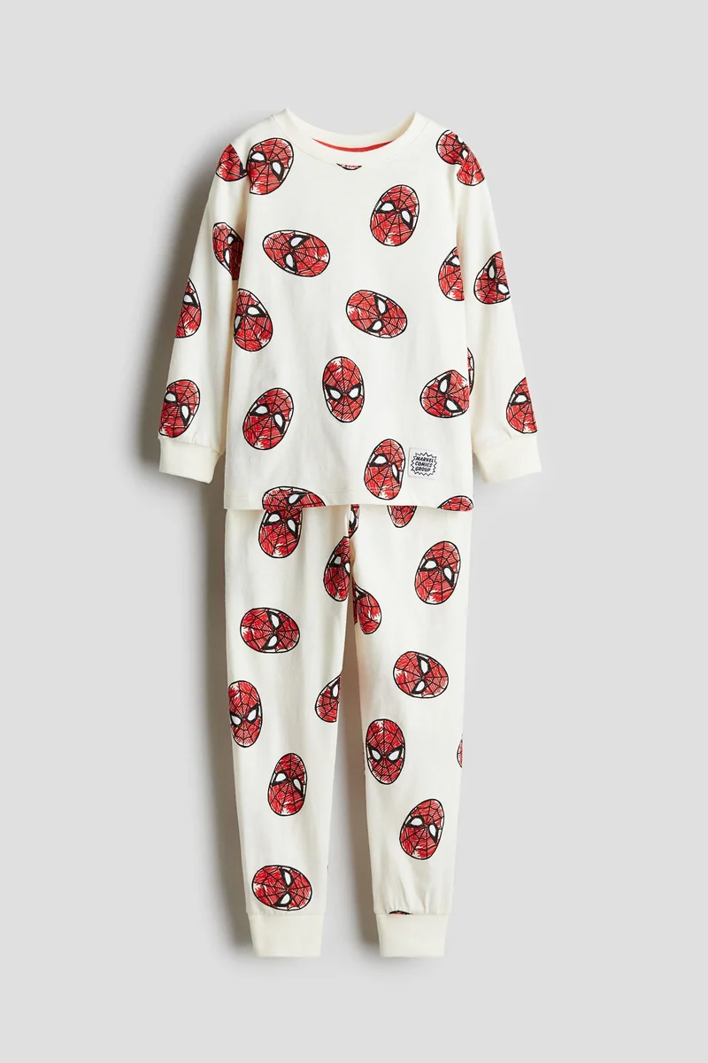 H&M Printed cotton jersey pyjamas