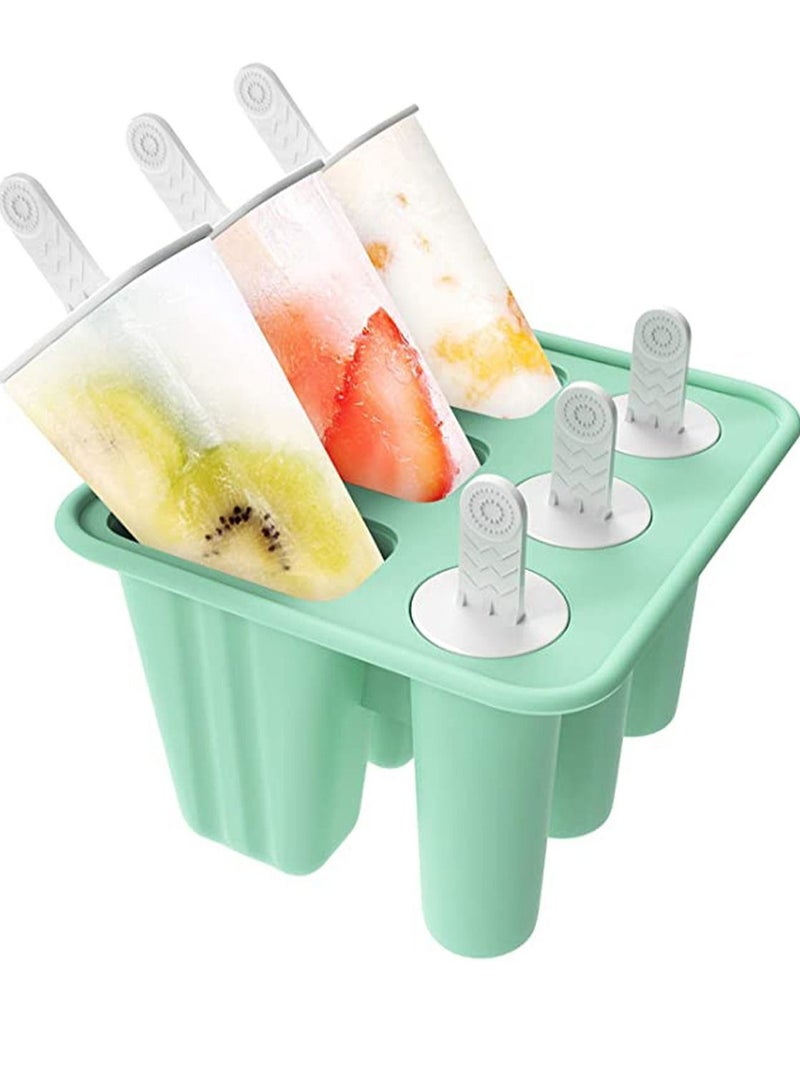 NIBEMINENT Ice Lolly Moulds Silicone Cream Mould Reusable Popsicle Molds Set Non-Spill Lollies Makers DIY Pop for Kids Adults - Image 1