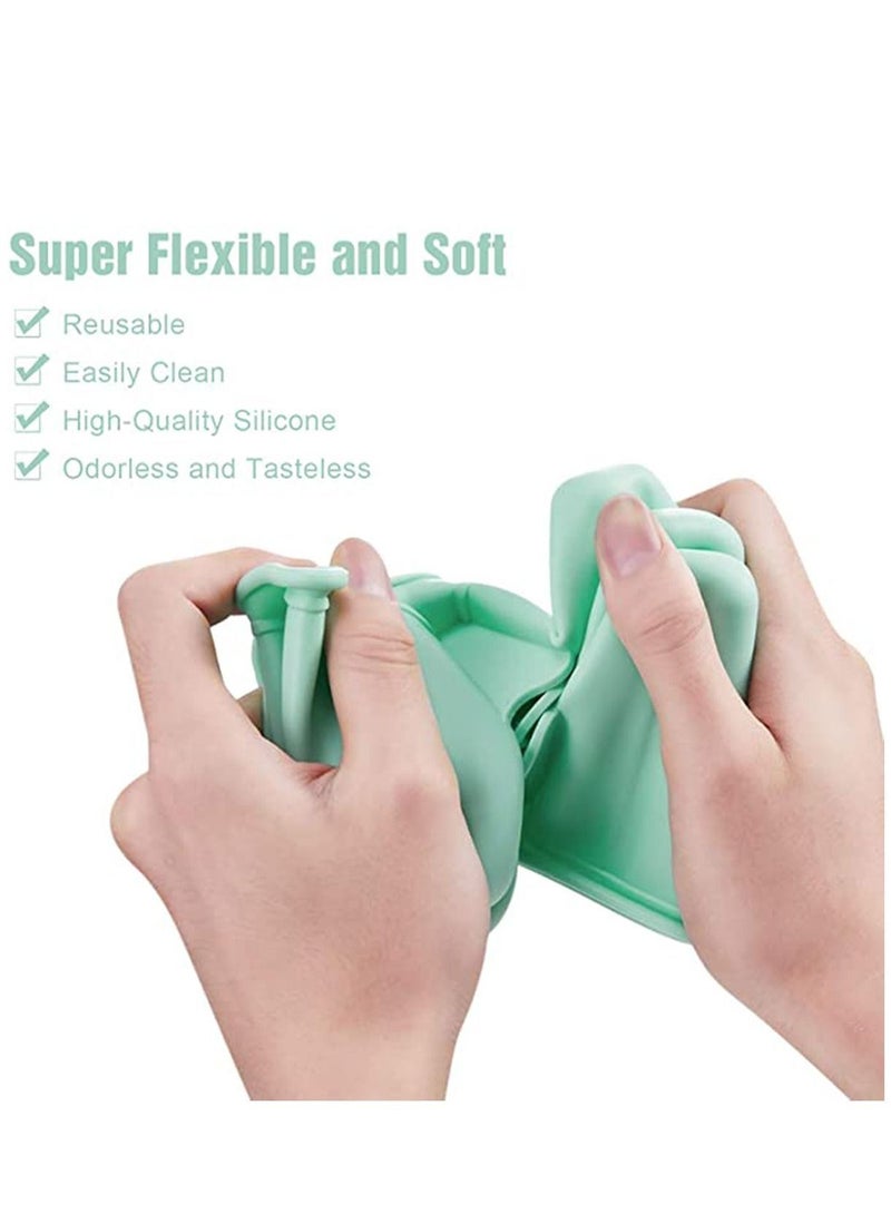 NIBEMINENT Ice Lolly Moulds Silicone Cream Mould Reusable Popsicle Molds Set Non-Spill Lollies Makers DIY Pop for Kids Adults - Image 5