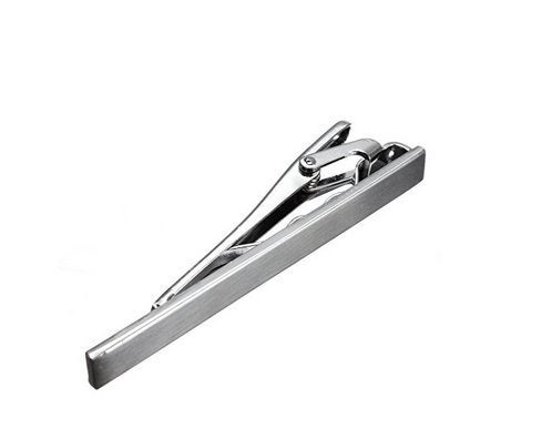 erioctry Men's Tie Clip Stainless Steel Metal Simple Necktie Tie Bar Clasp Clip Clamp Pins Sliver Color For Men Business&Party Wedding Best Gift - Image 3