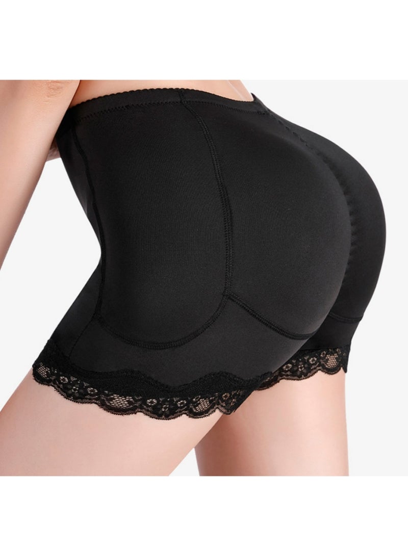 LLASIDO Hip Enhancer Shapewear for Women Hip Dips Control Panties Lace Trim Butt Lifter Fake Butt Seamless Padded Underwear Compression (L) - Image 3