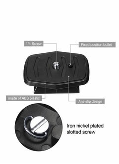 Y&D Tripod Quick Release Plate, 2 Pcs Adapter Mount Camera Plate Parts for Most 60 Inch Tripods and Cameras QB-4W (44.6 mm)  - Image 5