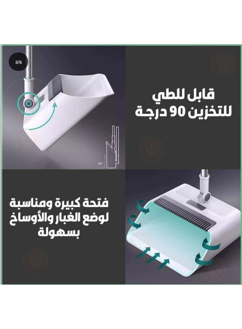3-in-1 Dustpan, Broom, and Brush - Image 1
