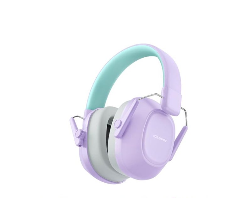 iClever Kids Safety Noise Reduction Ear Muffs, SNR 29dB, Noise Cancelling Ear Hearing Protection for Autism Sensory, Concentration Aid - Image 1