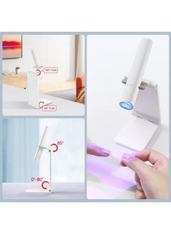 Mini Uv Light For Gel Nails, 3W Mini Nail Lamp With Folding Bracket Nail Dryer, Portable & Rechargable 2 Timers Mini Led Nail Lamp For Nail Extension Nail Gel In Salon Or Diy At Home - pzsku/ZA8565D9C0CA432E7C854Z/45/_/1734437908/16ea4334-6126-4c24-856d-eb42f50045a0