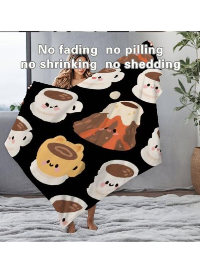 general Baby and children's cartoon flannel thin blanket (warm and comfortable, suitable for sleep, game use) 70cm*100cm - Image 1