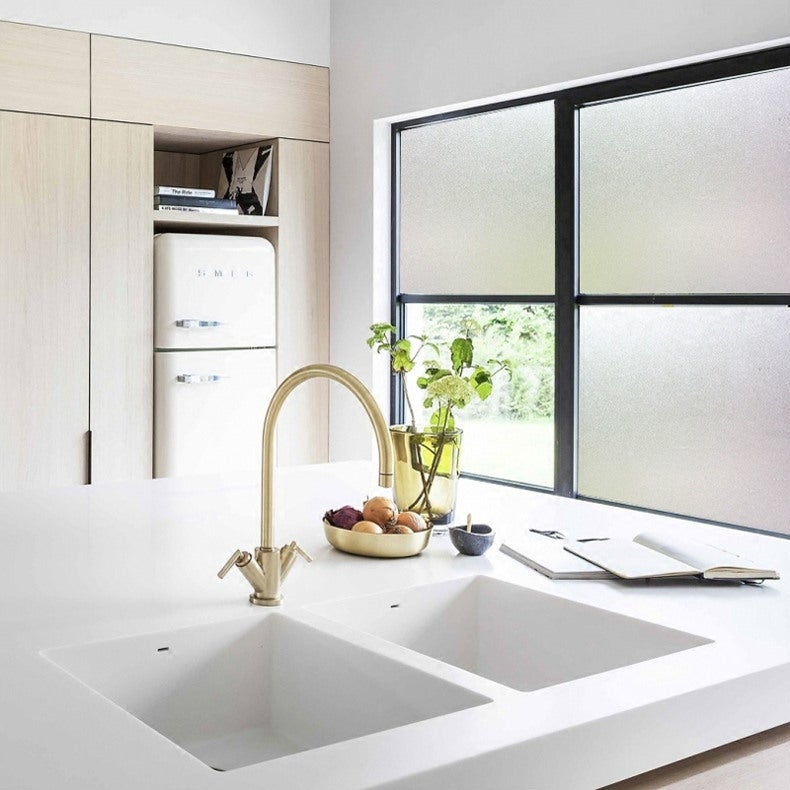 Window Stickers Frosted Glass Film Waterproof Window Grilles Stickers Shading Anti-Peep Electrostatic Frosted Glass Film - Image 4