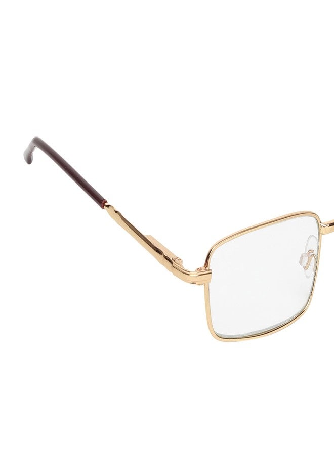 CRIBA Premium Reading Glass Power Golden Metal Frame+0.75+1.00+1.25+1.50+1.75 +2.00+2.25 +2.50+2.75+3.00+3.25 For Single Vision Power Eyeglass-Vol 5 (+3.00) - Image 4